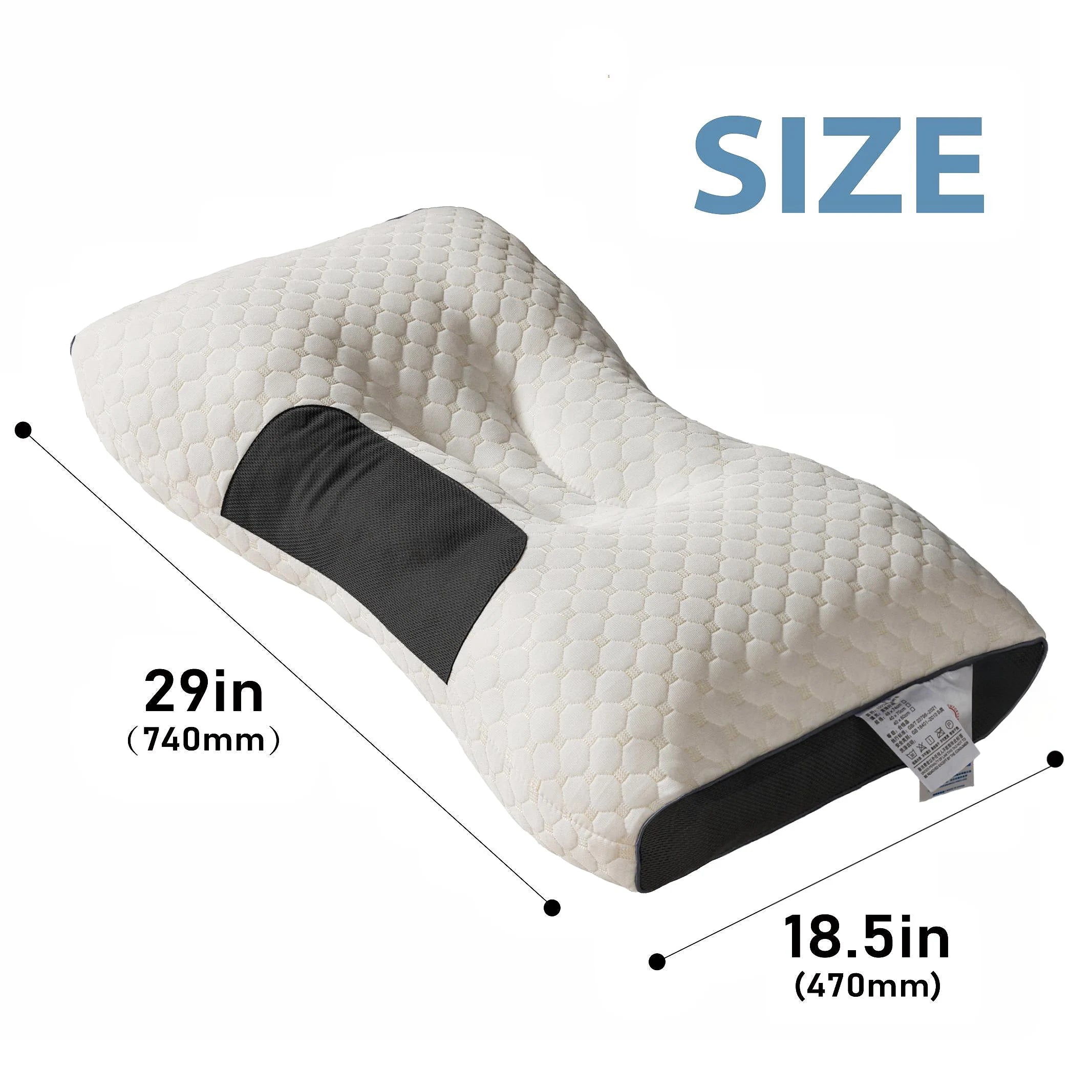 Knitted Contour Neck Pillow