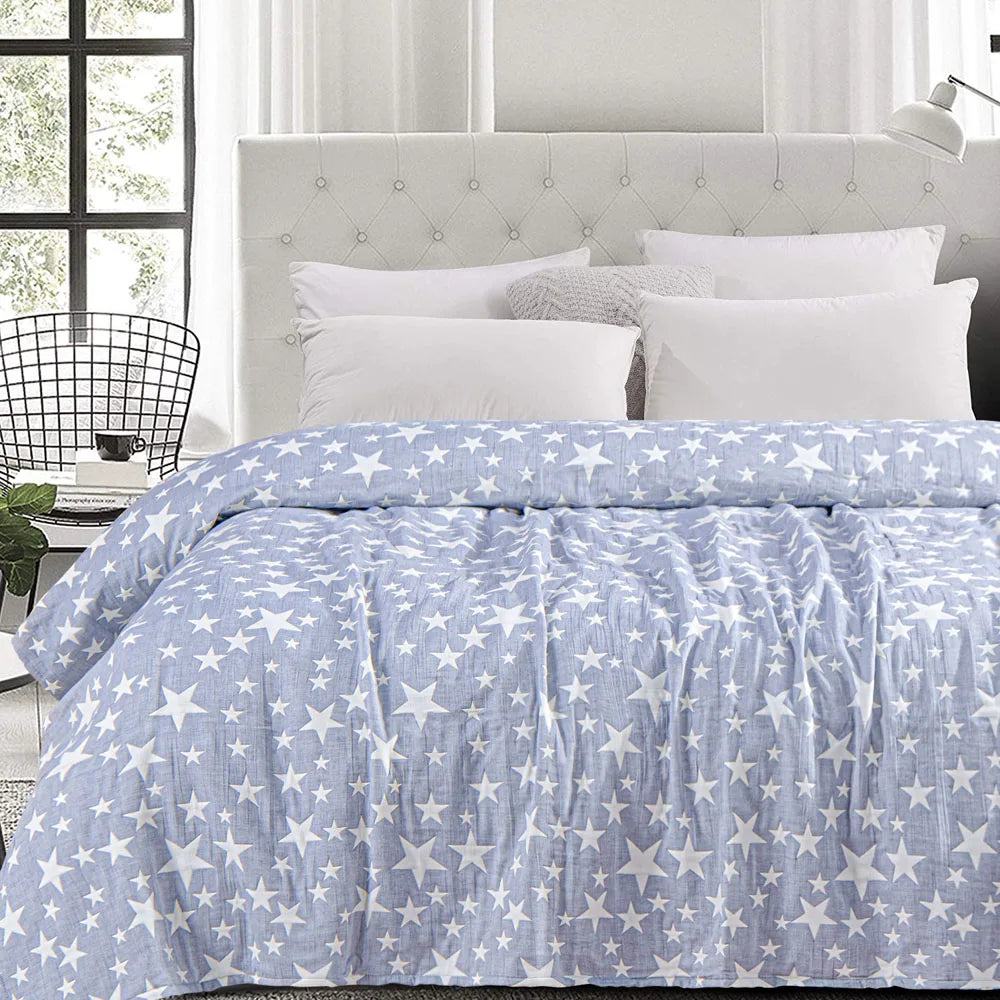 3-Layer Cotton Muslin Bed Blanket