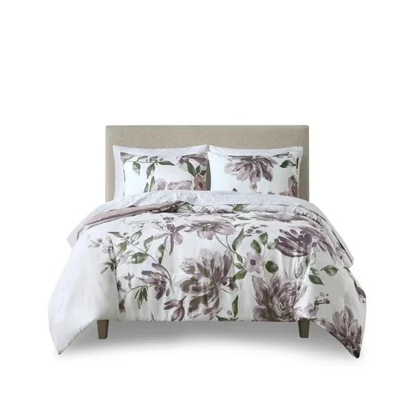 Floral Mauve Bed-in-a-Bag Set