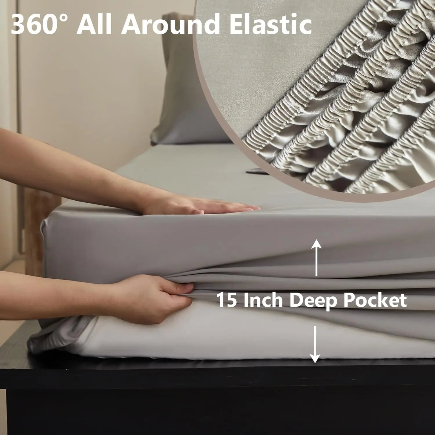 Simple&Opulence 100% Tencel 4PC Sheet Set