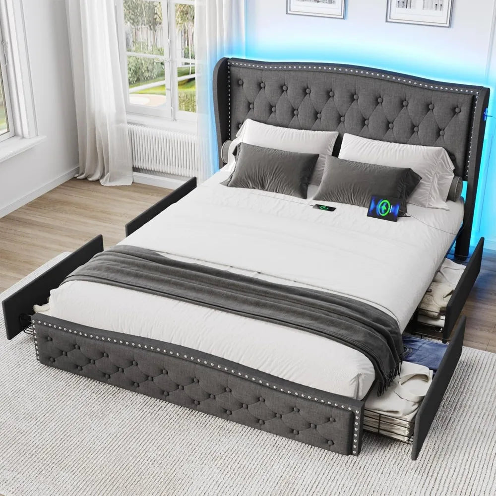 Vabches Queen Size Bed