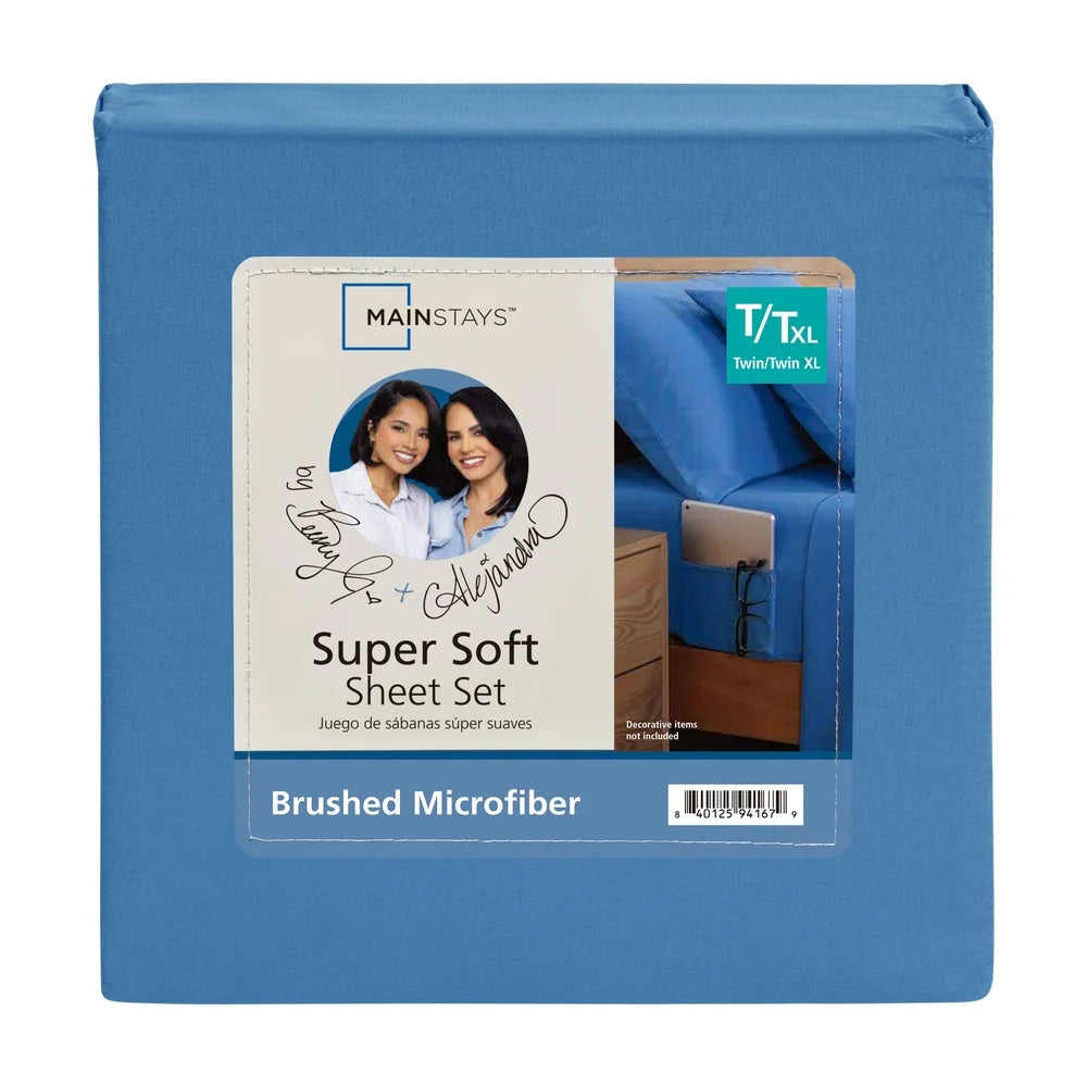 3PC Twin-XL Microfiber Bed Sheet Set