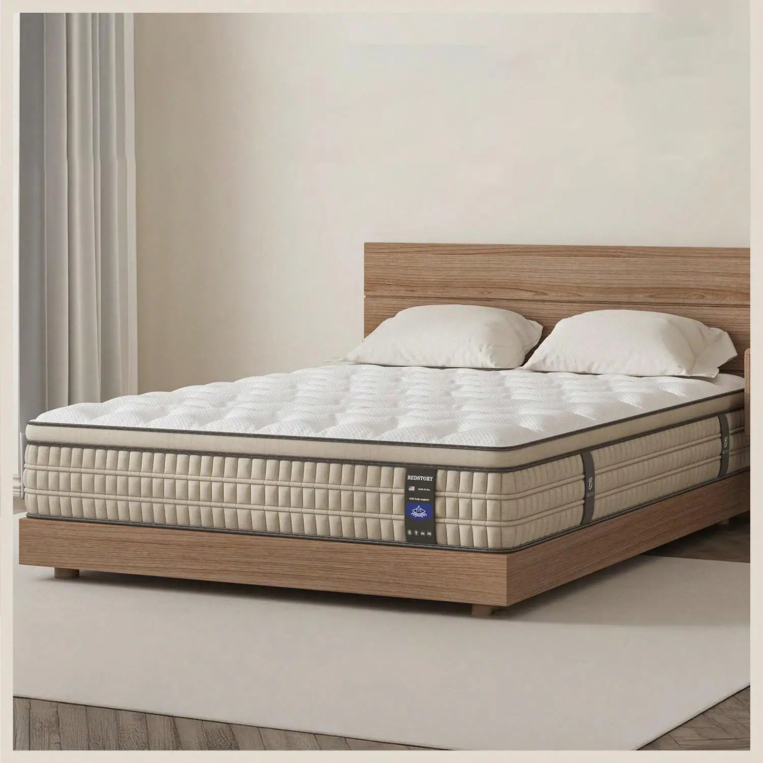 BedStory 12" Hybrid Mattress