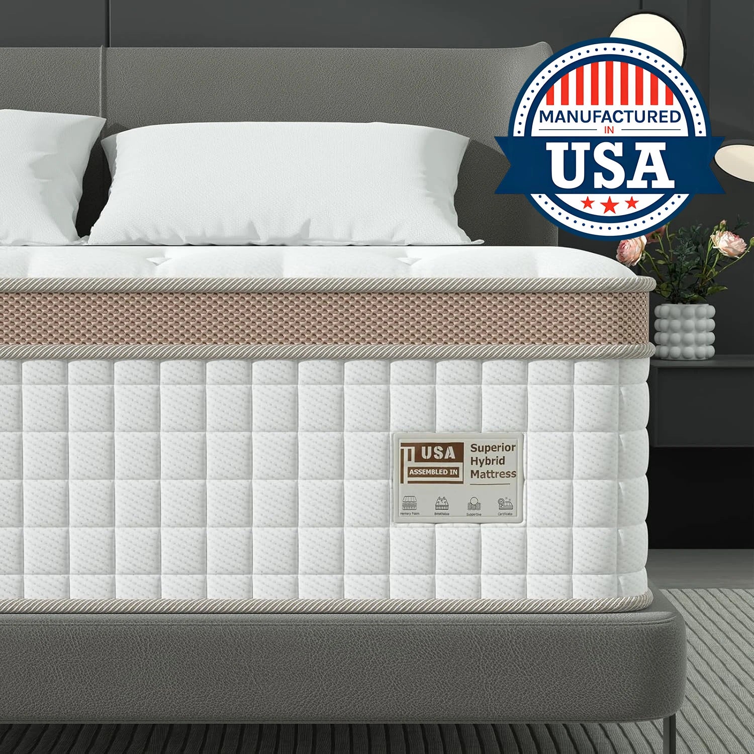 BedStory 14" Hybrid Mattress