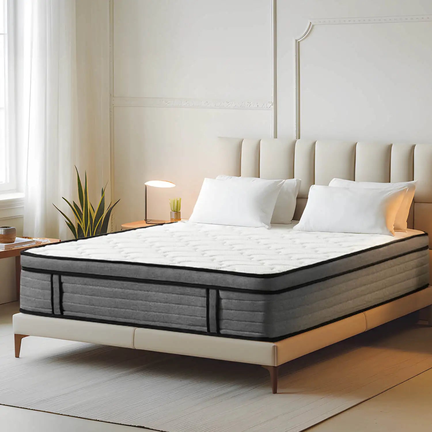 Queen Hybrid Mattress w/ Pocket Springs