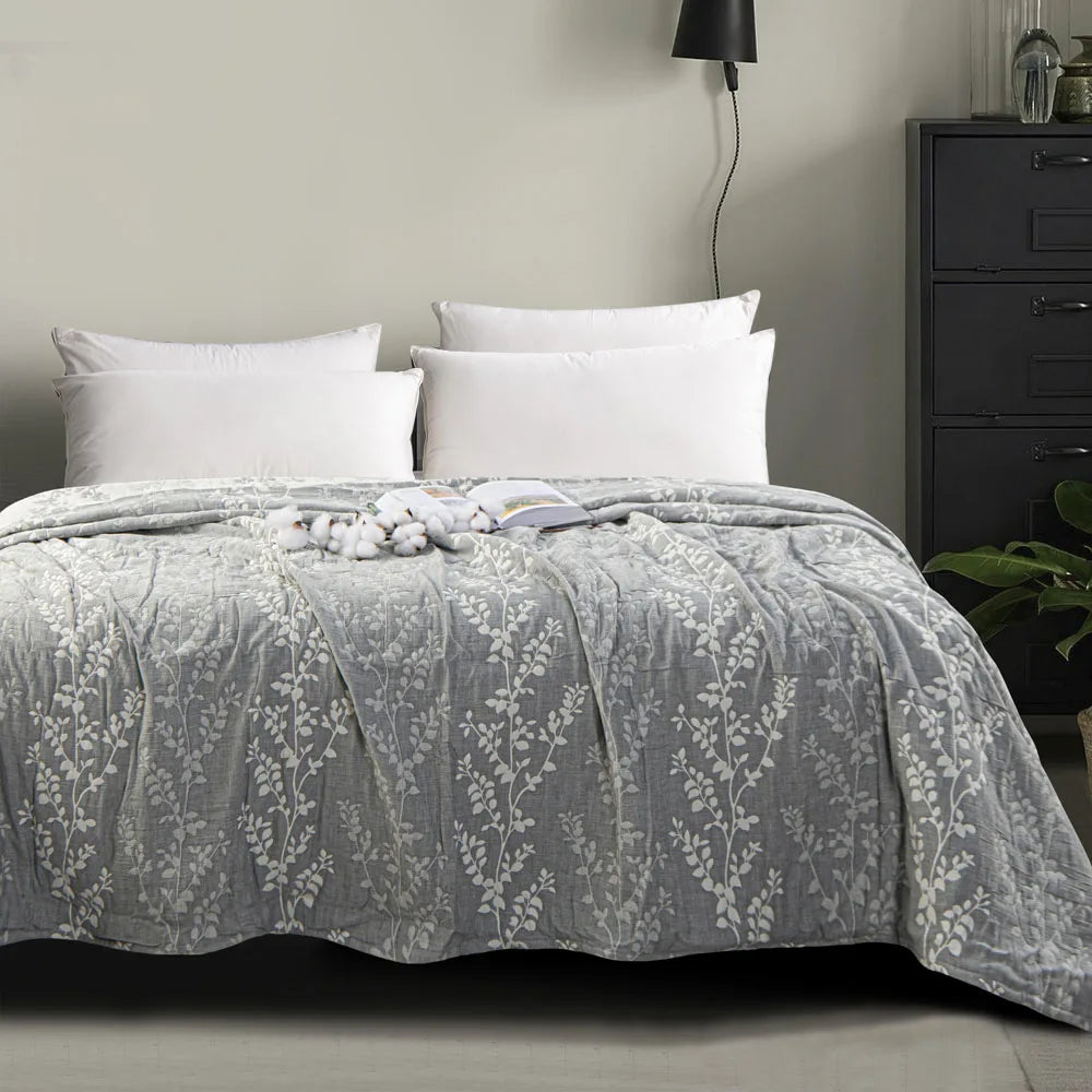 3-Layer Cotton Muslin Bed Blanket