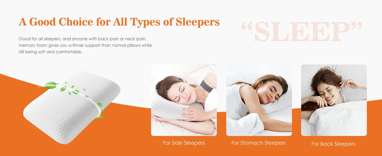 JHK Cooling Memory Foam Pillow