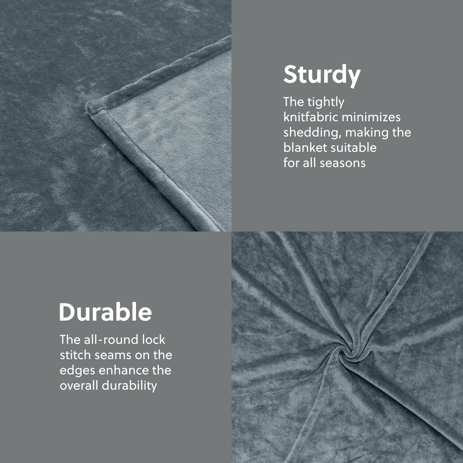 Soft Cozy Double-Sided Fleece Blanket