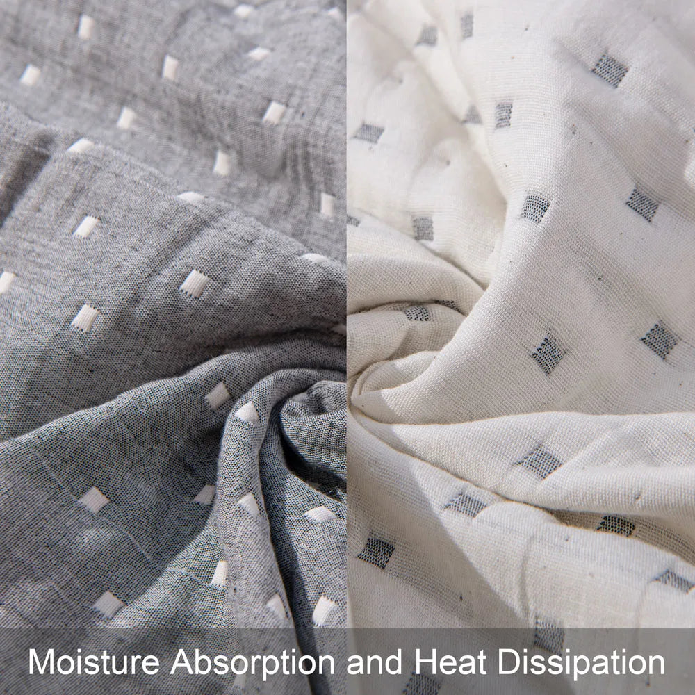 3-Layer Cotton Muslin Bed Blanket