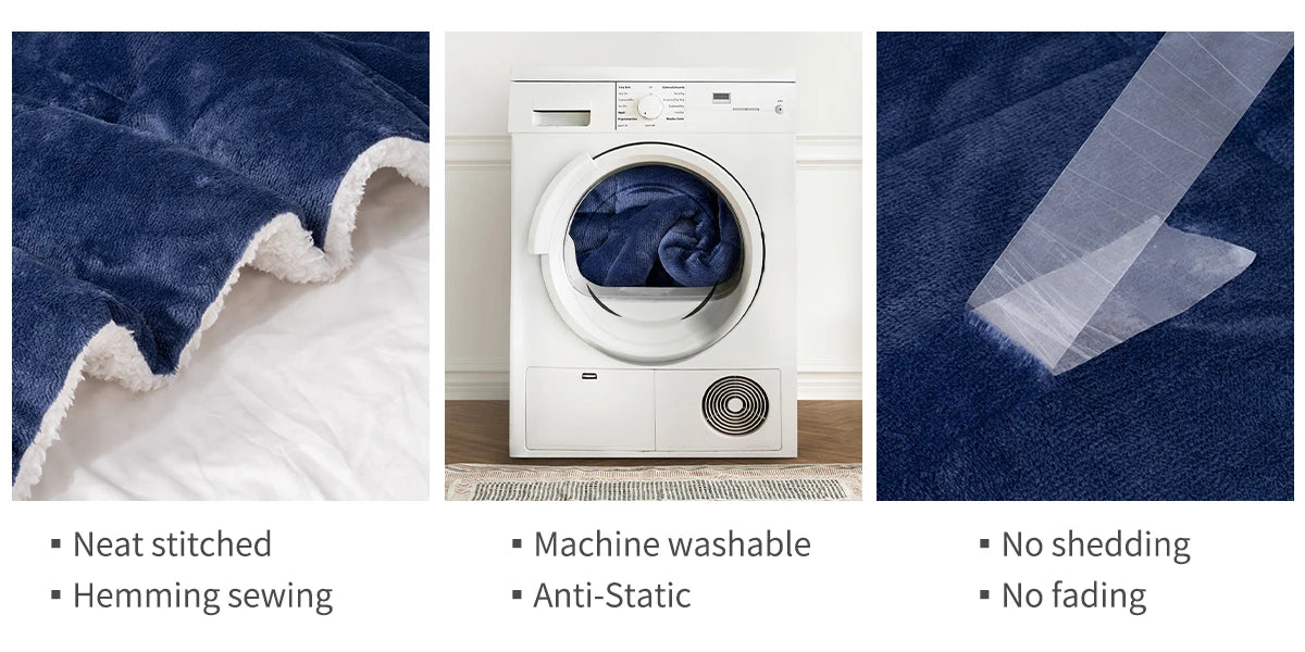 Soft Cozy Double-Sided Fleece Blanket