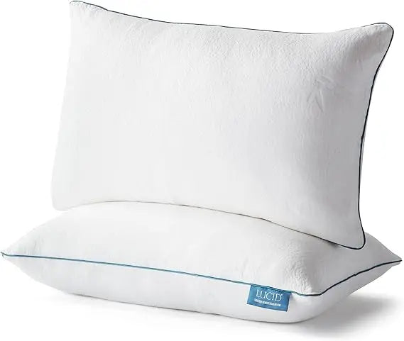 Premium Shredded Memory Foam Pillow (2-Pack Queen)