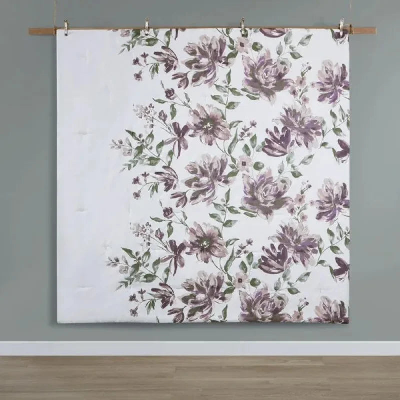 Floral Mauve Bed-in-a-Bag Set