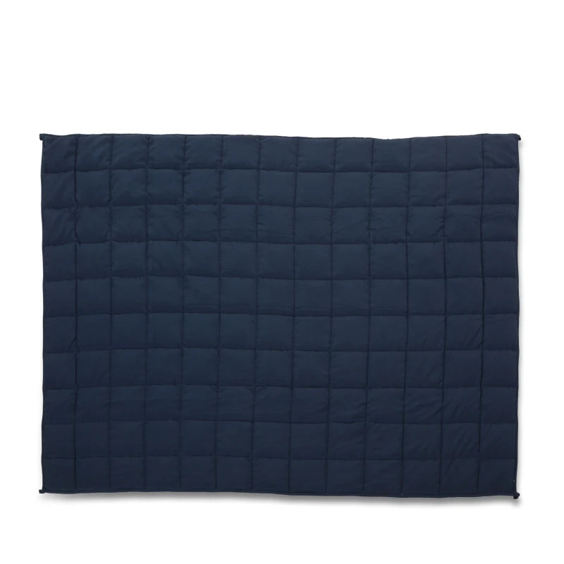 205T Cotton 20lbs Weighted Blanket (Navy Blue)