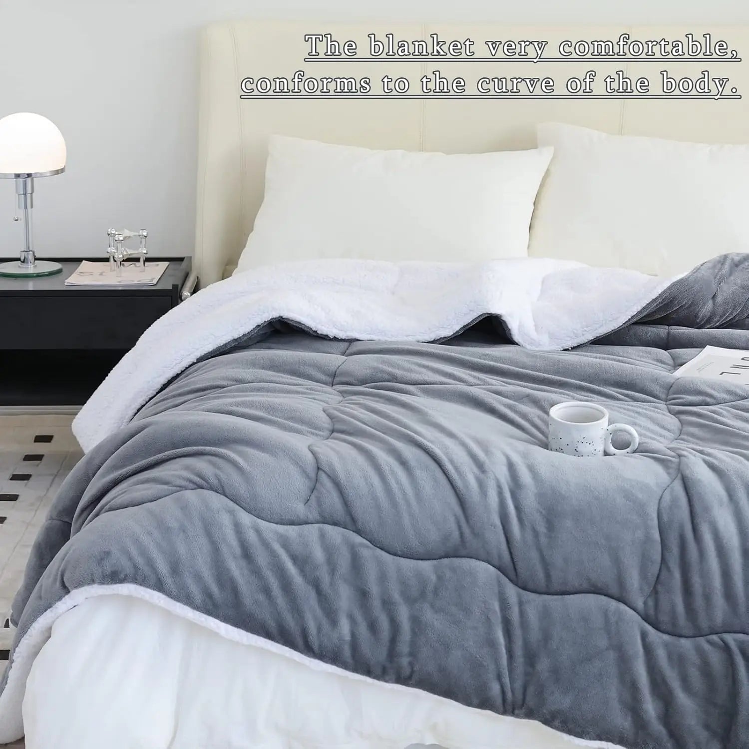 Soft Cozy Double-Sided Fleece Blanket