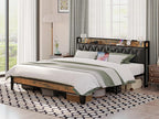ANCTOR Bed Frame w/ Outlets