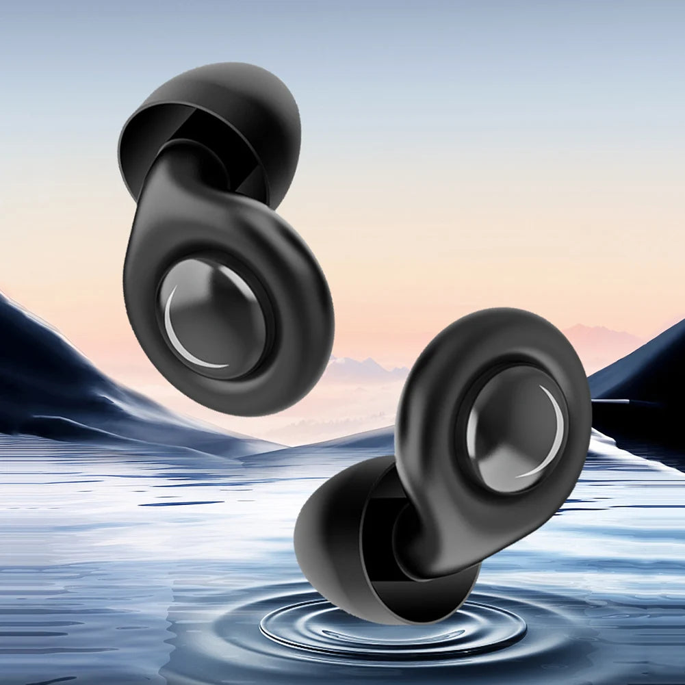 Reusable Silicone Earplugs w/ Case