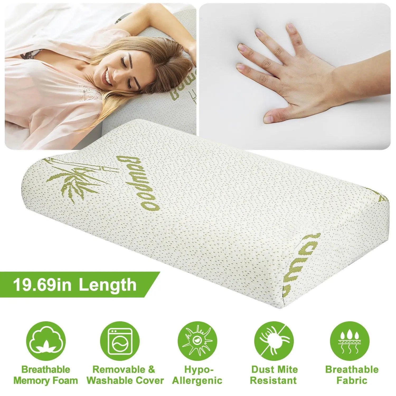 Bamboo Orthopedic Foam Pillow