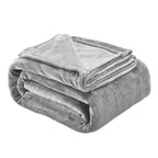 Queen Throw Blanket 90x90" Grey