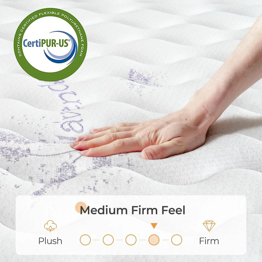 Vesgantti 10/12" Tight Top Hybrid Mattress