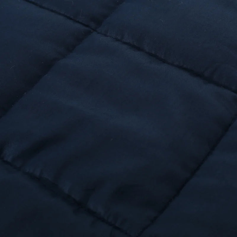 205T Cotton 20lbs Weighted Blanket (Navy Blue)