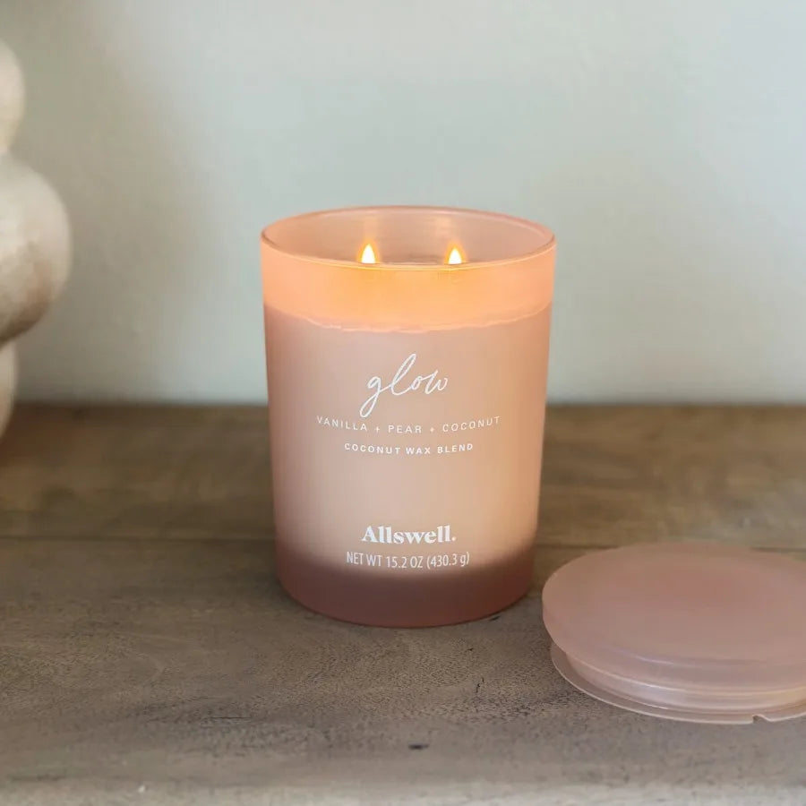 Glow Vanilla + Pear Candle 15oz