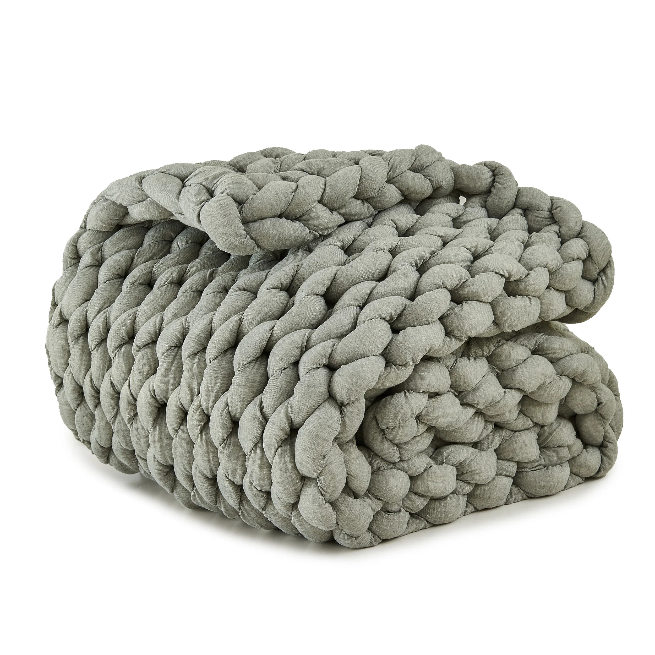 Chunky Knit Weighted Blanket (Handmade)
