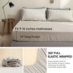 Simple&Opulence 3/4PC Linen Sheet Set