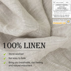 Simple&Opulence 3/4PC Linen Sheet Set
