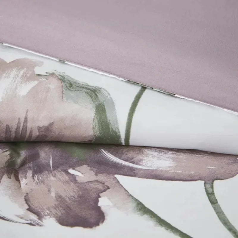 Floral Mauve Bed-in-a-Bag Set