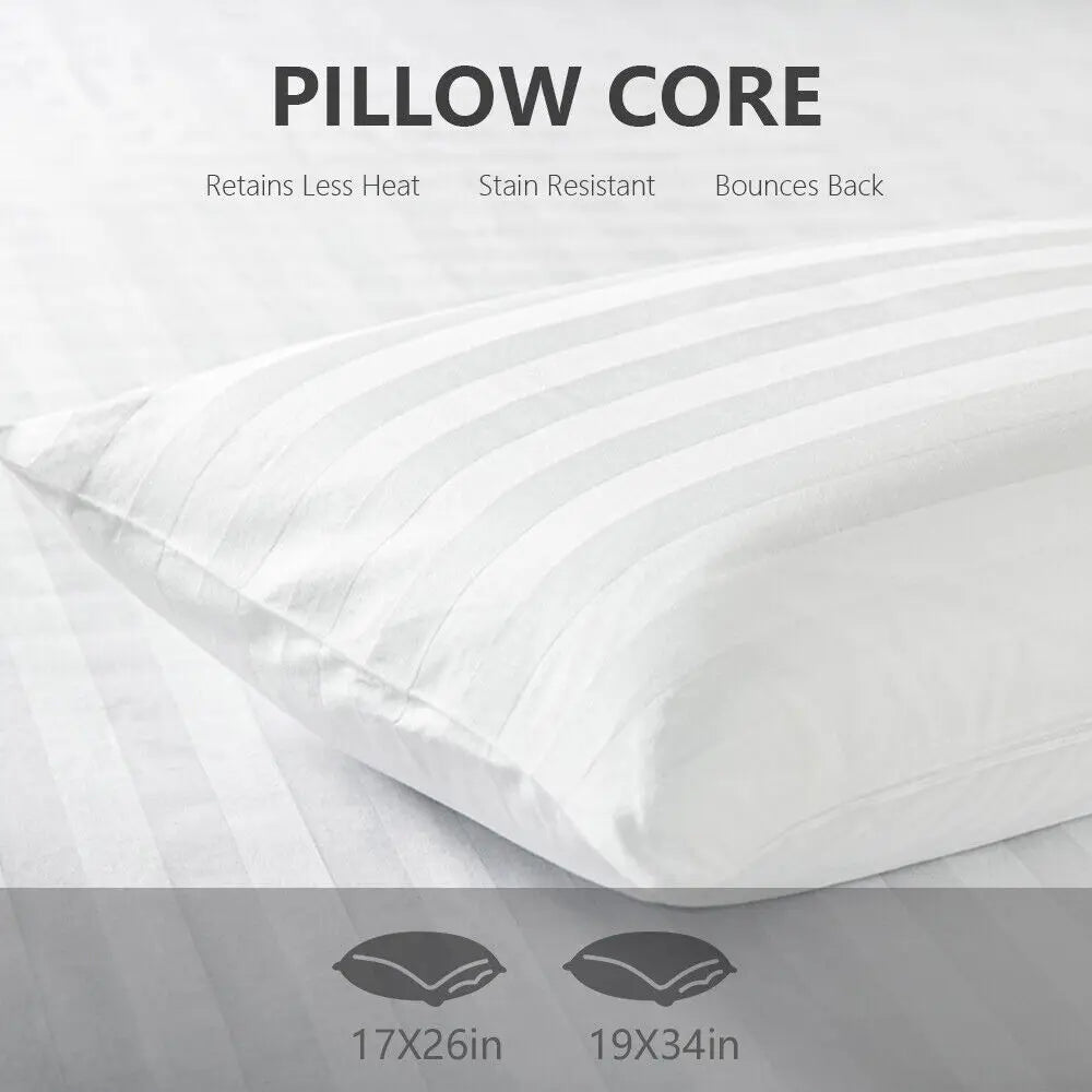 Set of 2 Plush Down Alternative Pillows