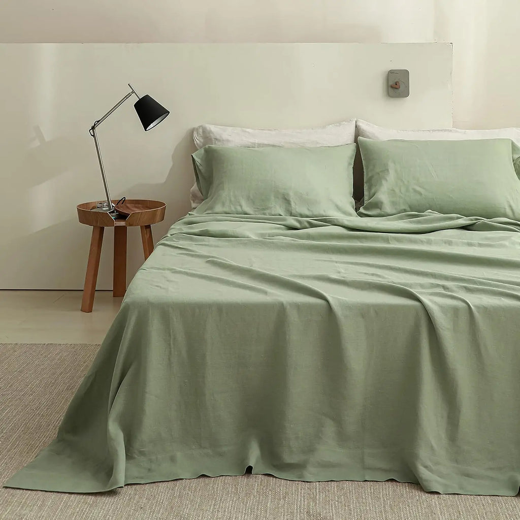 Simple&Opulence 3/4PC Linen Sheet Set