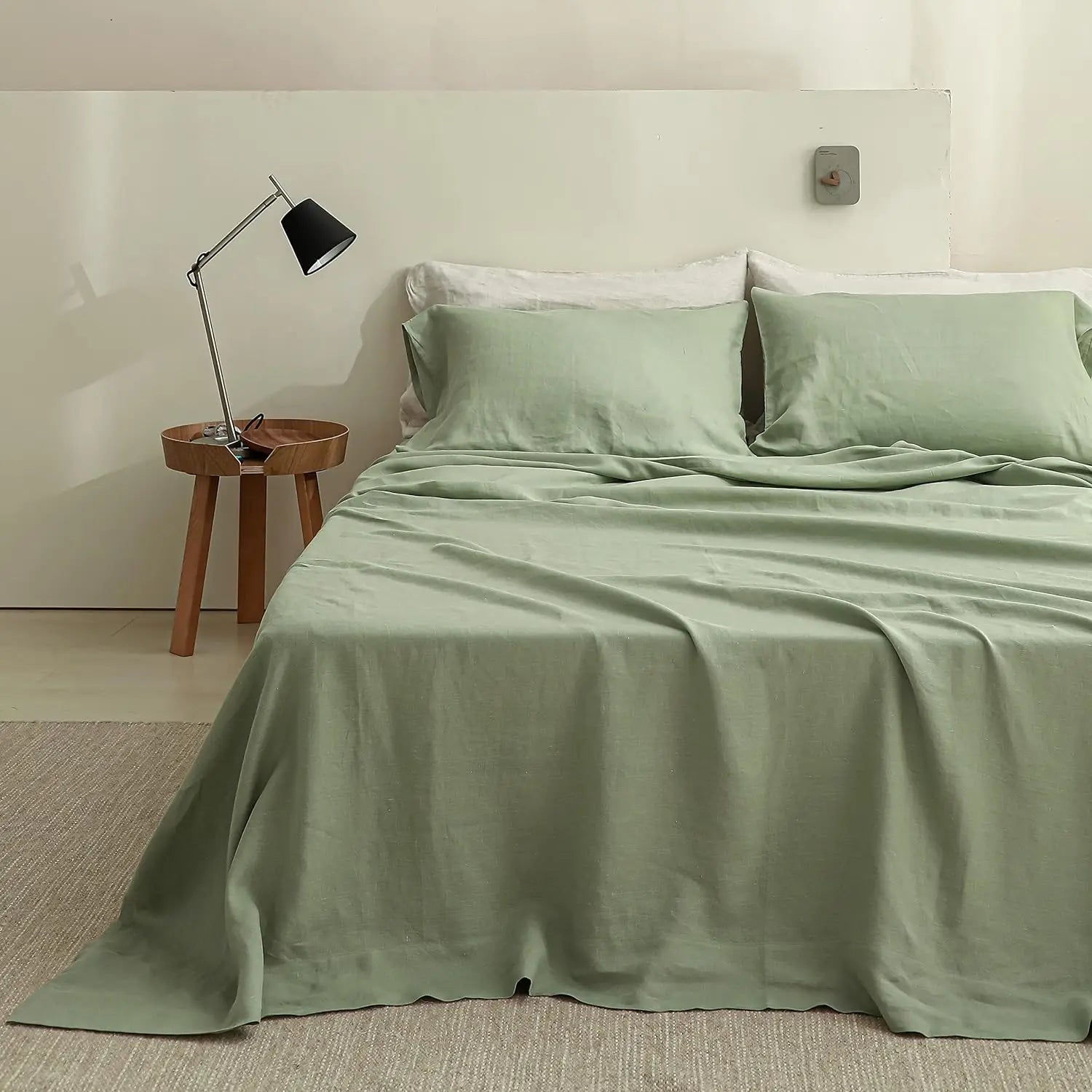 Simple&Opulence 3/4PC Linen Sheet Set