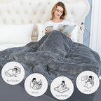 Soft Cozy Double-Sided Fleece Blanket