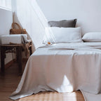 Simple&Opulence 3/4PC Linen Sheet Set