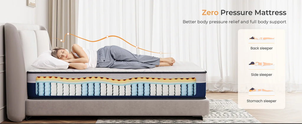 Vesgantti 10/12" Tight Top Hybrid Mattress