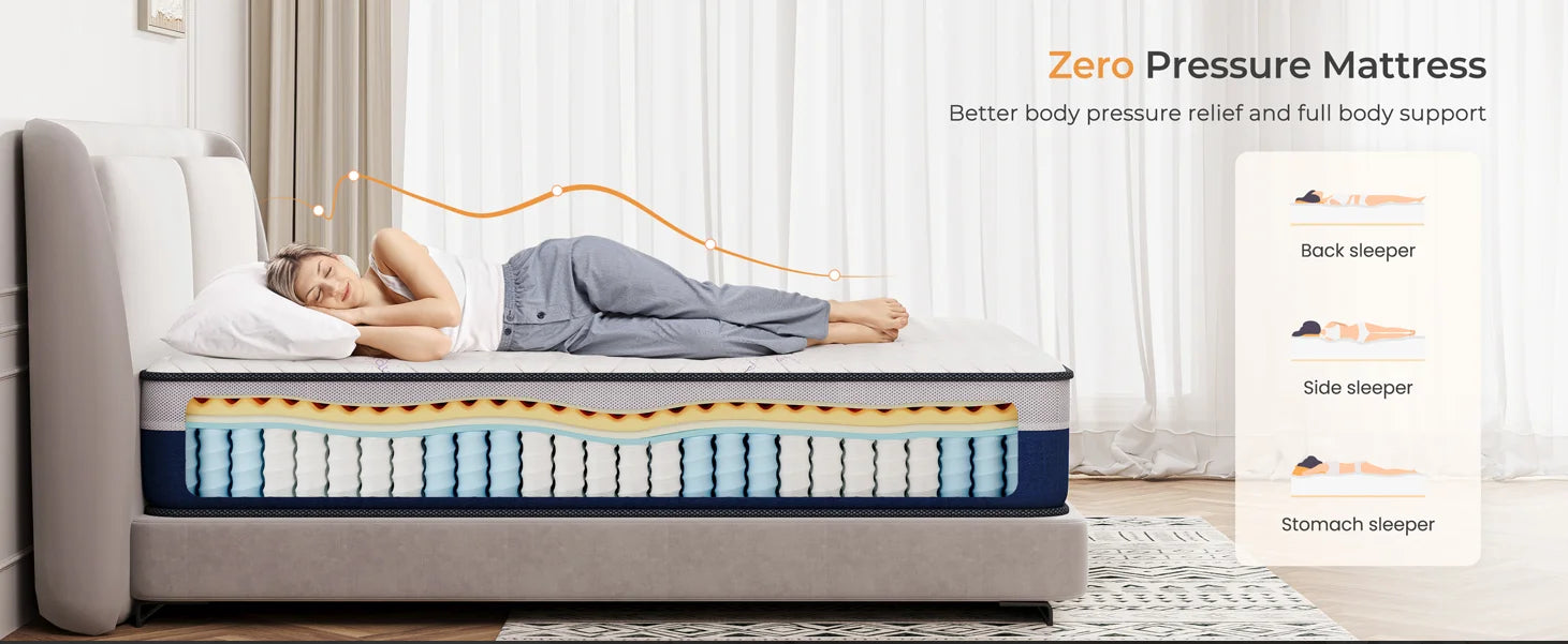 Vesgantti 10/12" Tight Top Hybrid Mattress