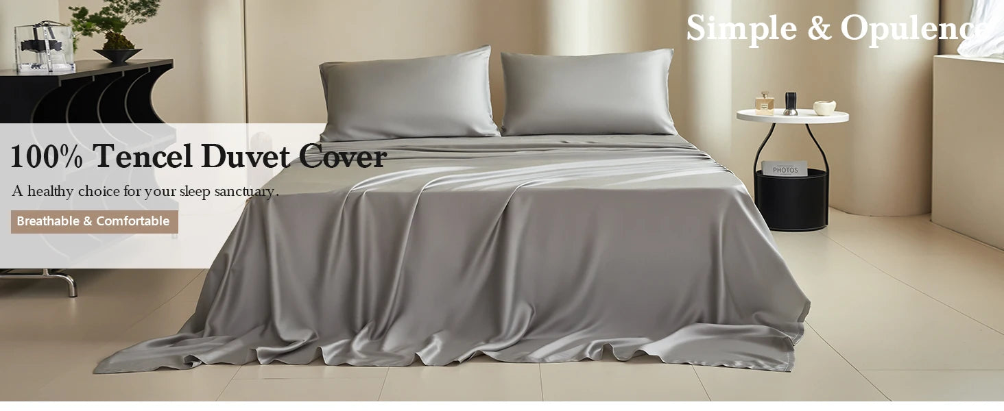 Simple&Opulence 100% Tencel 4PC Sheet Set