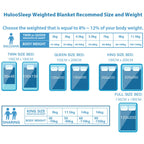 Gray Weighted Blanket w/ Glass Beads