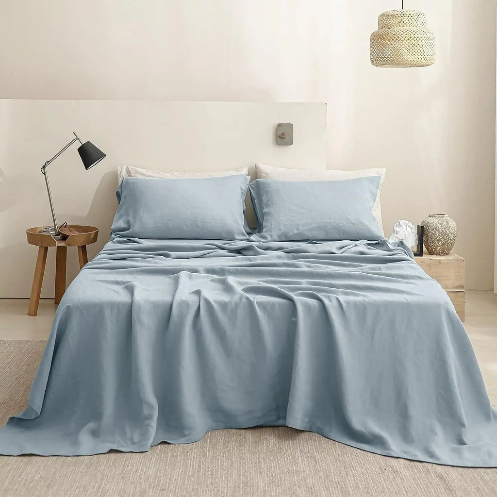 Simple&Opulence 3/4PC Linen Sheet Set