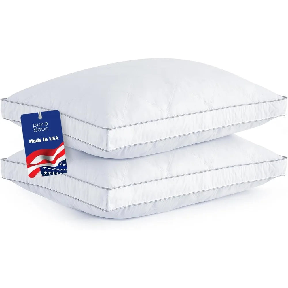 Goose Feather & Down Pillows (2-Pack King)