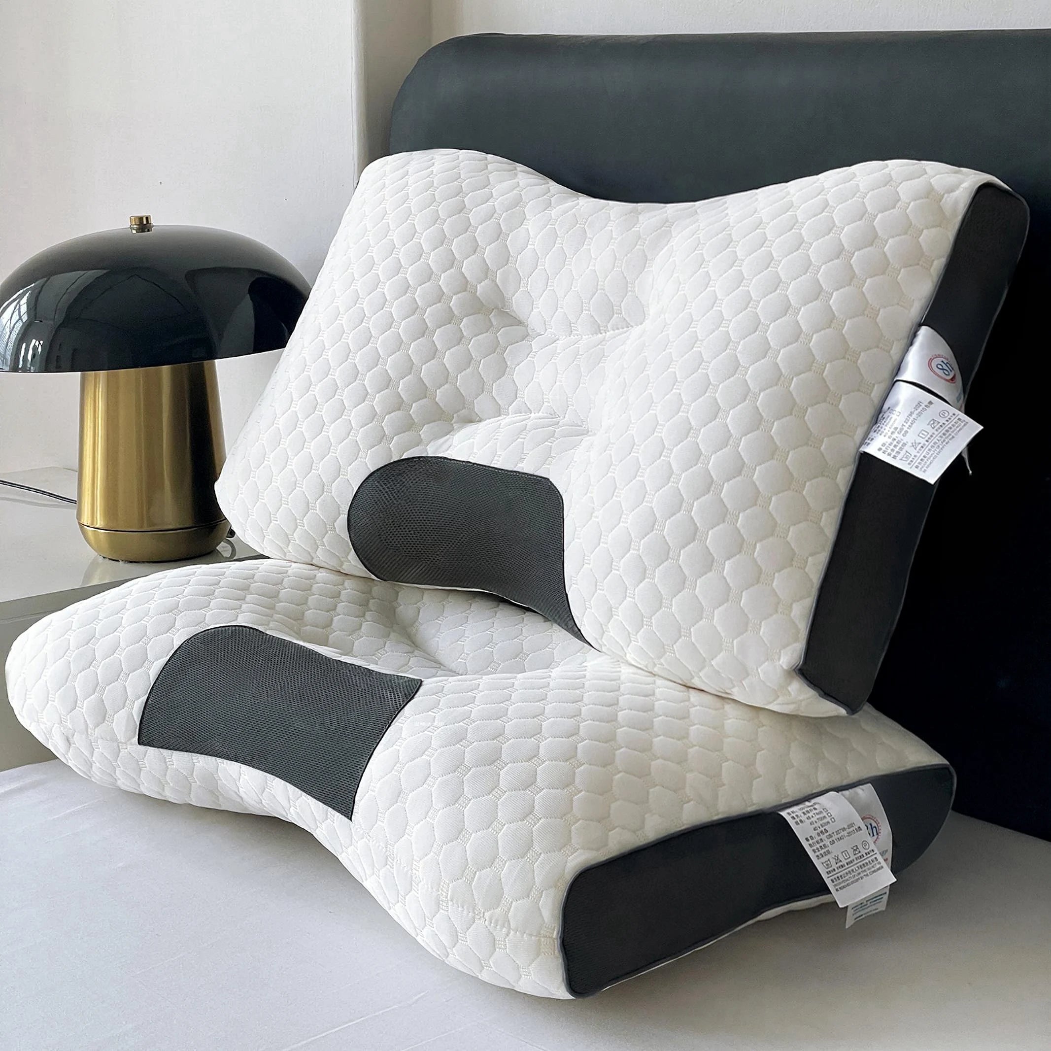 Knitted Contour Neck Pillow