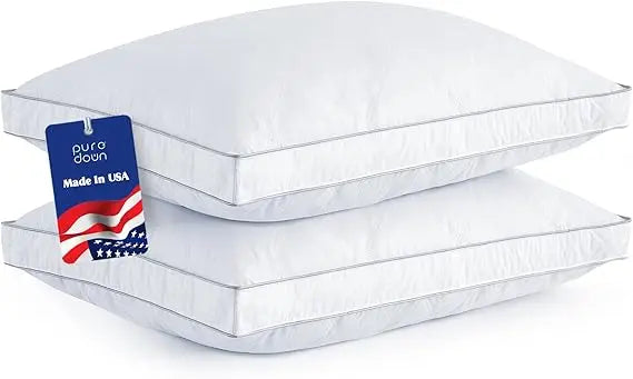 Goose Feather & Down Pillows (2-Pack King)