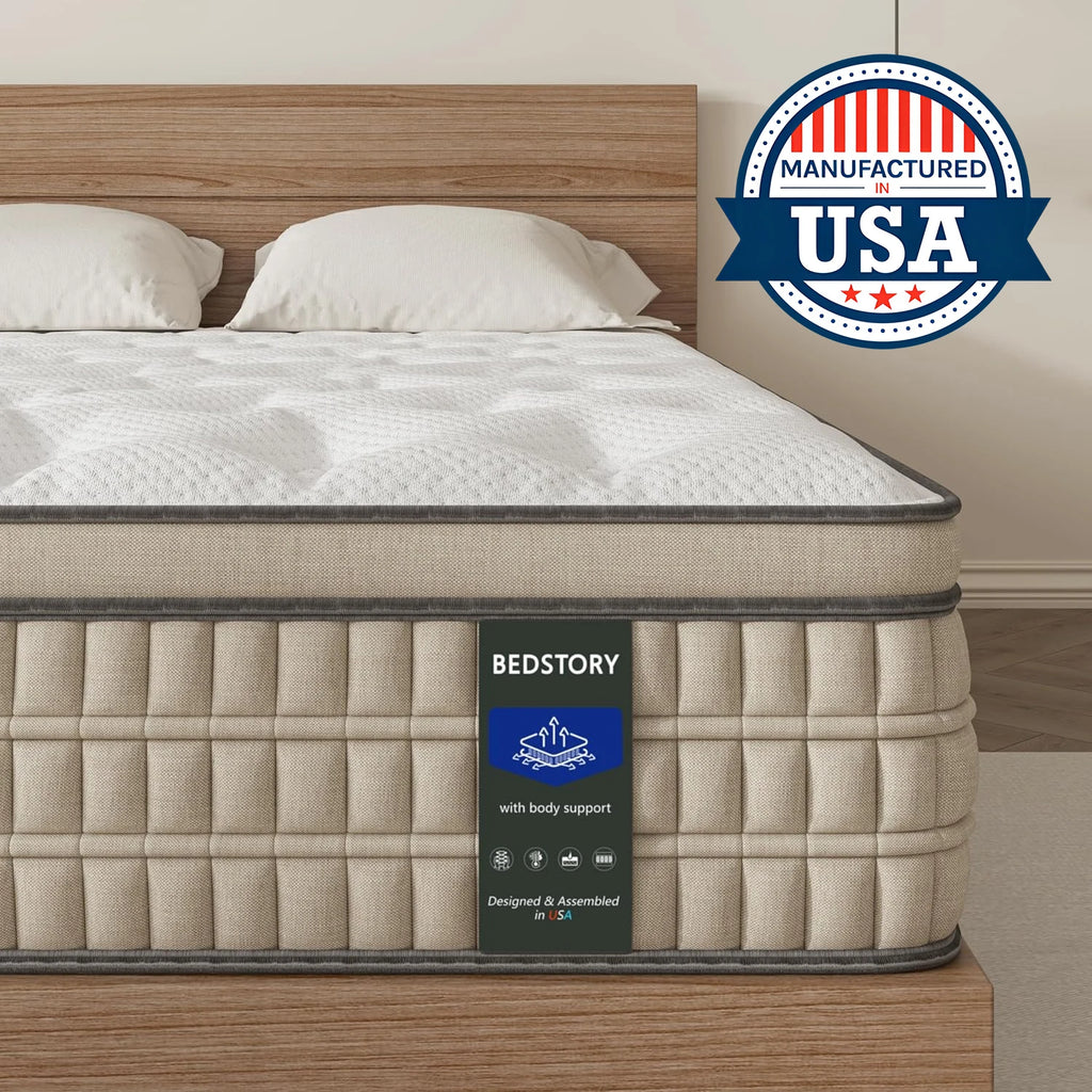 BedStory 12" Hybrid Mattress
