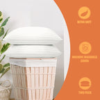 Set of 2 Plush Down Alternative Pillows