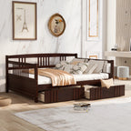 Wooden Daybed w/ Drawers