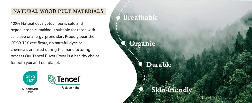 Simple&Opulence 100% Tencel 4PC Sheet Set