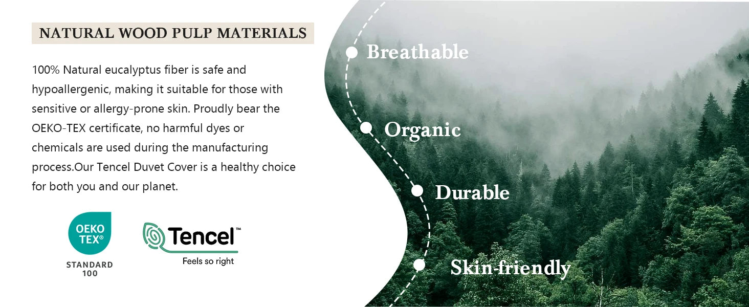 Simple&Opulence 100% Tencel 4PC Sheet Set