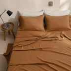 Simple&Opulence 3/4PC Linen Sheet Set
