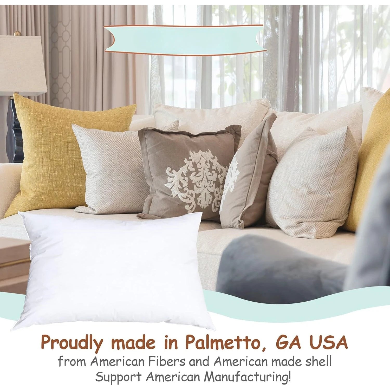 Oversized Synthetic Down Pillow Insert