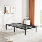 JHK Basic Metal Bed Frame w/ Storage